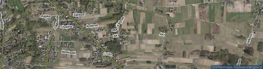 Zdjęcie satelitarne Armii Krajowej ul.